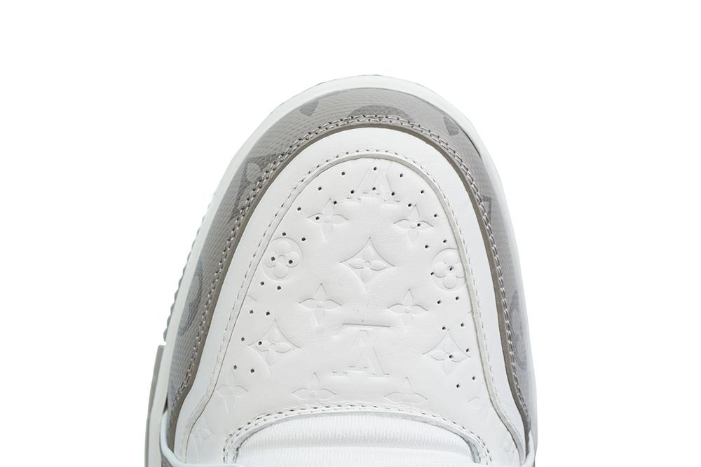 PK god Louis Vuitton LV Trainer #54 Signature White GREY retail materials ready to ship